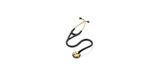 ɣ 2175 3M™ Littmann® Master Kardiyoloji™ Steteskop Pirinç Yüzey Dinleme Çanı, Siyah Hortum