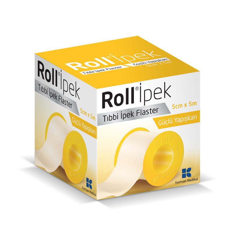 Roll İpek Flaster 5 cm x 5 mt