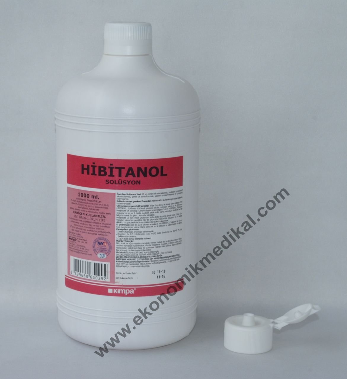 Hibitanol Solüsyon 1 Lt.
