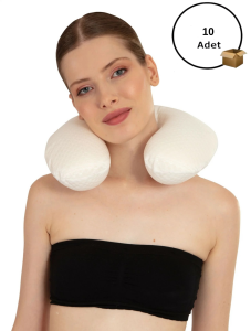 Seyahat Yastığı Visco Beyaz ( 10 Adet )