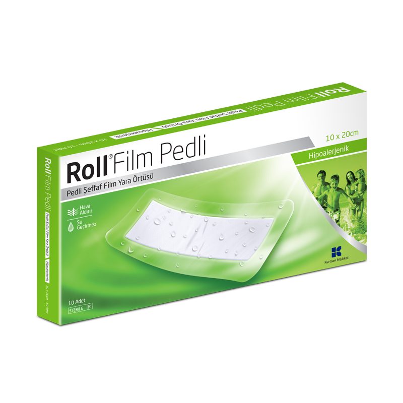 Roll Film Pedli Şeffaf Yara Örtüsü ( 10x20 cm ) (ADET)