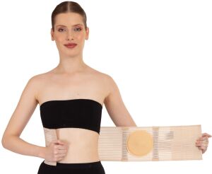 Göbek Fıtığı Korsesi - Yetişkin - 16 Cm Yükseklik(10 Adet)