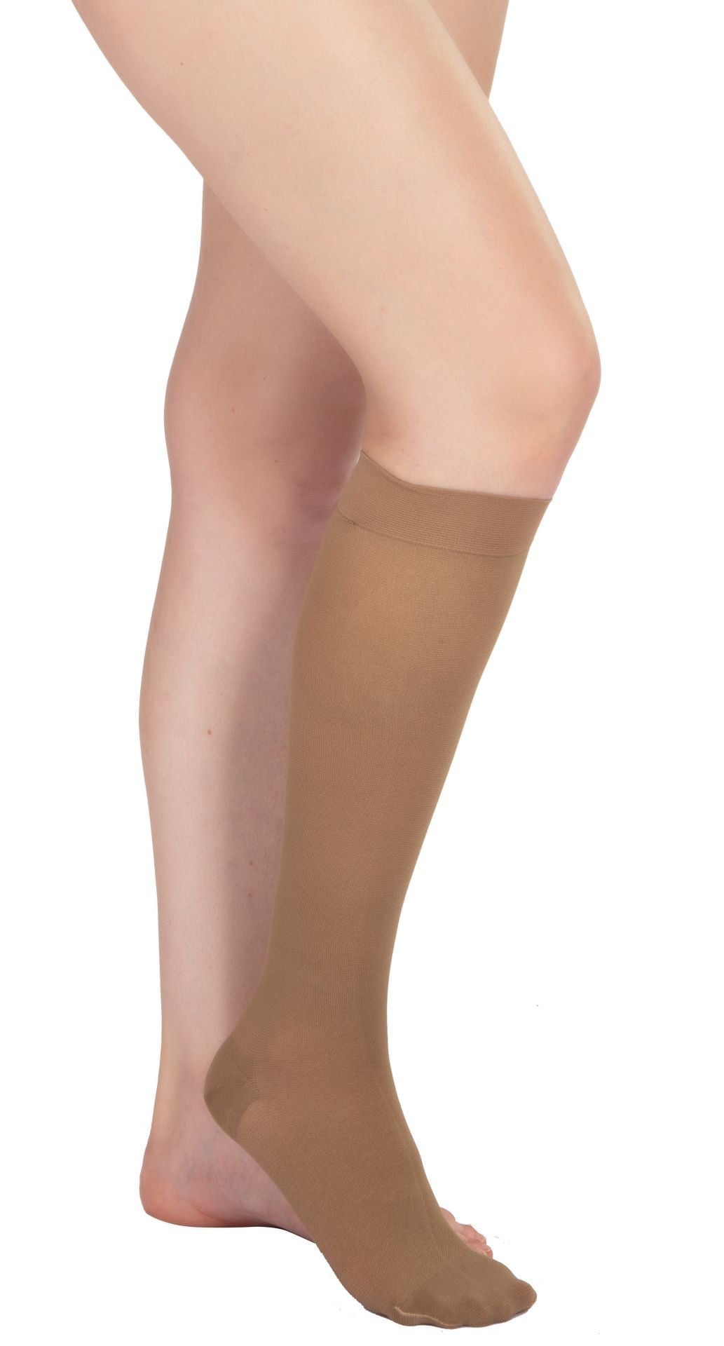 Hafif Basınç Dizaltı Varis Çorabı ( 18 - 22 mmhg) - Burnu Kapalı