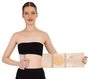 Göbek Fıtığı Korsesi Yetişkin 16-Cm Standart(10 Adet)