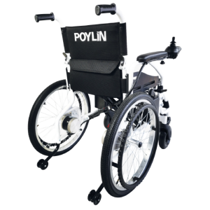 Poylin P200E Ekonomik Katlanabilir Akülü  Tekerlekli Sandalye