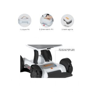 Poylin P210 Robotics Ultra Hafif Katlanabilir Akülü Tekerlekli Sandalye