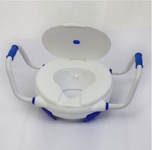 Kolçaklı Kapaklı Klozet Yükseltici (Taharet Musluklu)