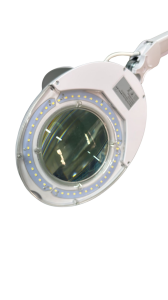 Loop Büyüteçli Işıklı Lamba – Döküm Ayaklı Profesyonel Model