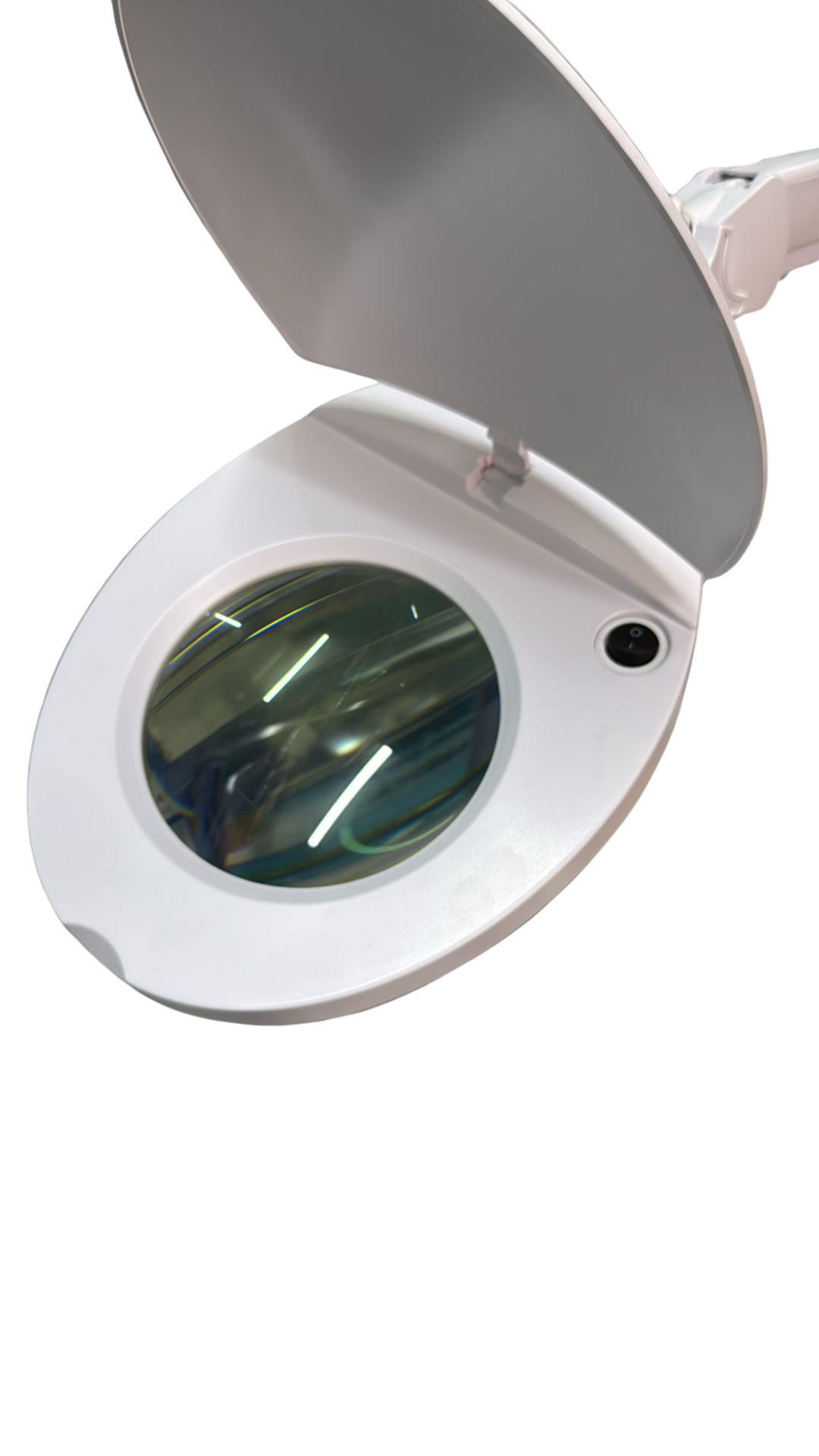 Loop Büyüteçli Işıklı Lamba – Döküm Ayaklı Profesyonel Model