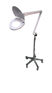 Loop Büyüteçli Işıklı Lamba – Döküm Ayaklı Profesyonel Model