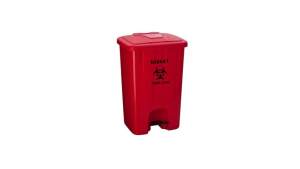 Tıbbi Atık Kovası 40 LT Pedallı