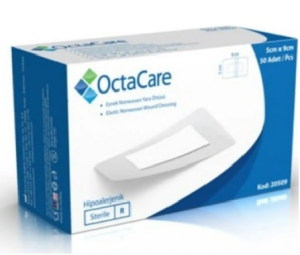 Octacare Su Geçirmez Pedli Şeffaf Yara Örtüsü 5x9 cm