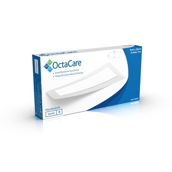 Octacare Su Geçirmez Pedli Şeffaf Yara Örtüsü 9x20 cm