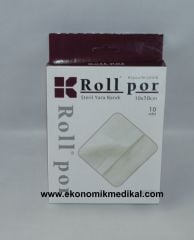 Roll Por Steril Yapışkanlı Yara Bandı ( 10x10 cm ) (10'lu Kutu)