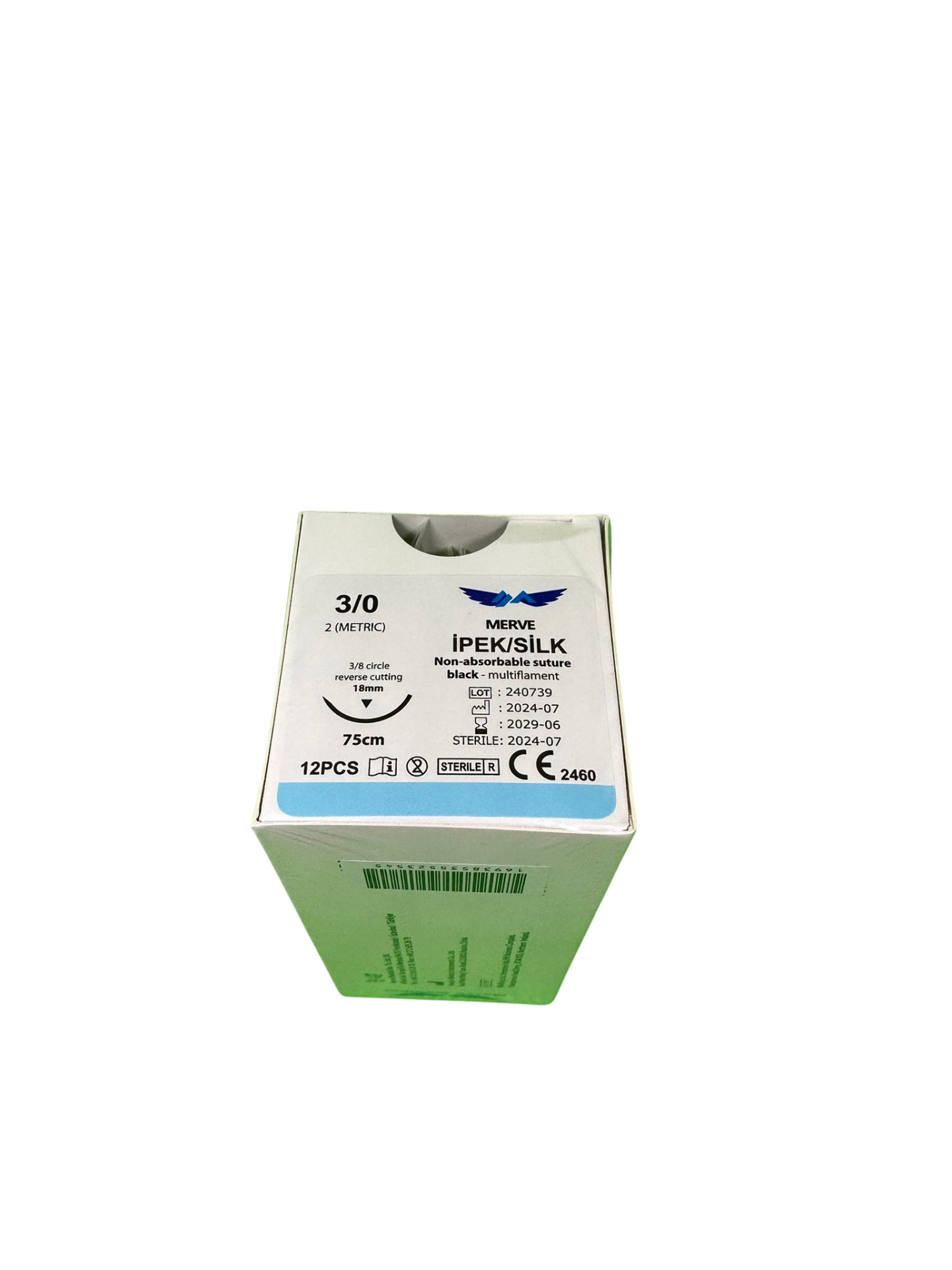 İpek 3/0 Keskin Cerrahi İplik