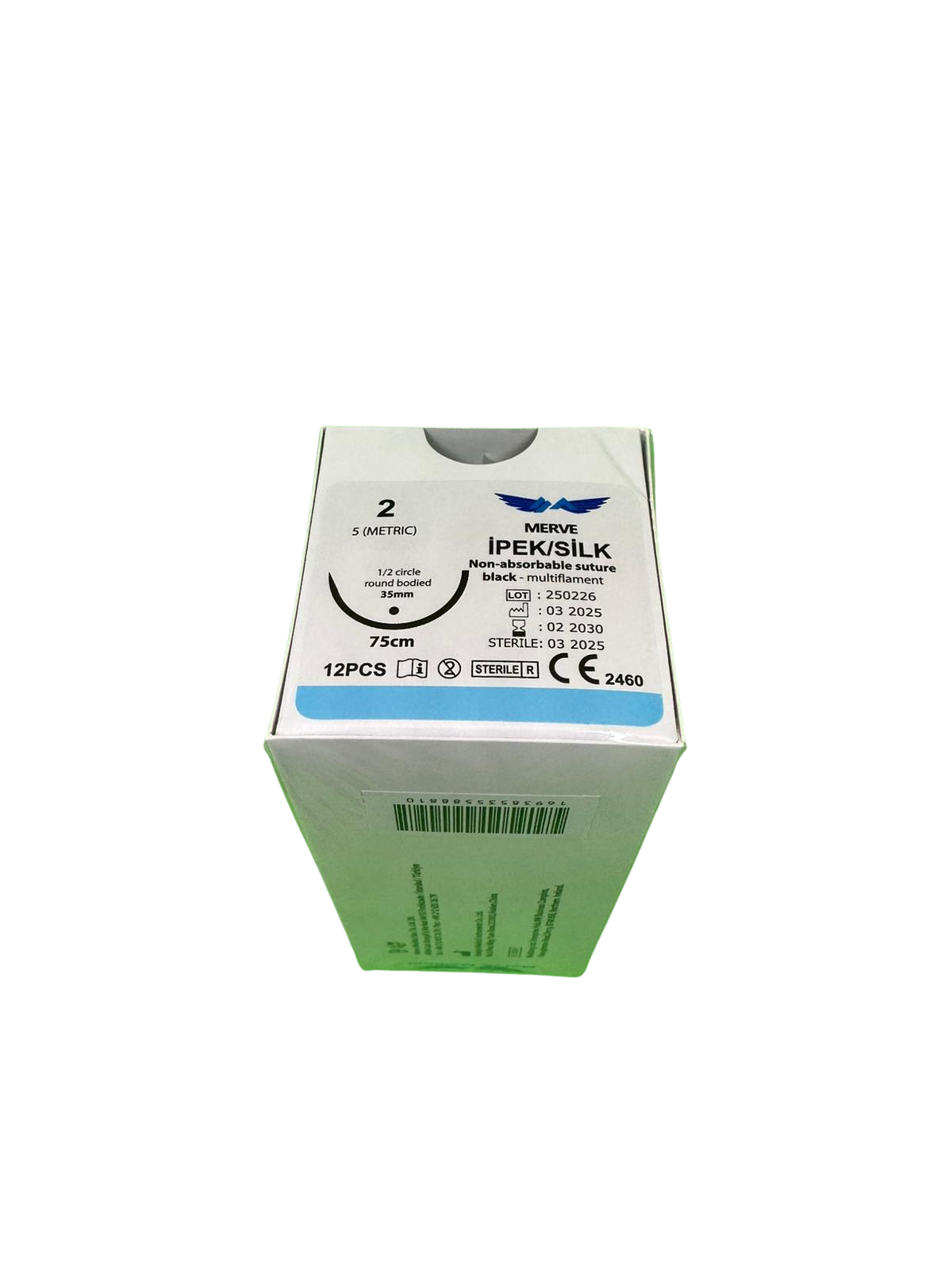 İpek 2 Yuvarlak Cerrahi İplik