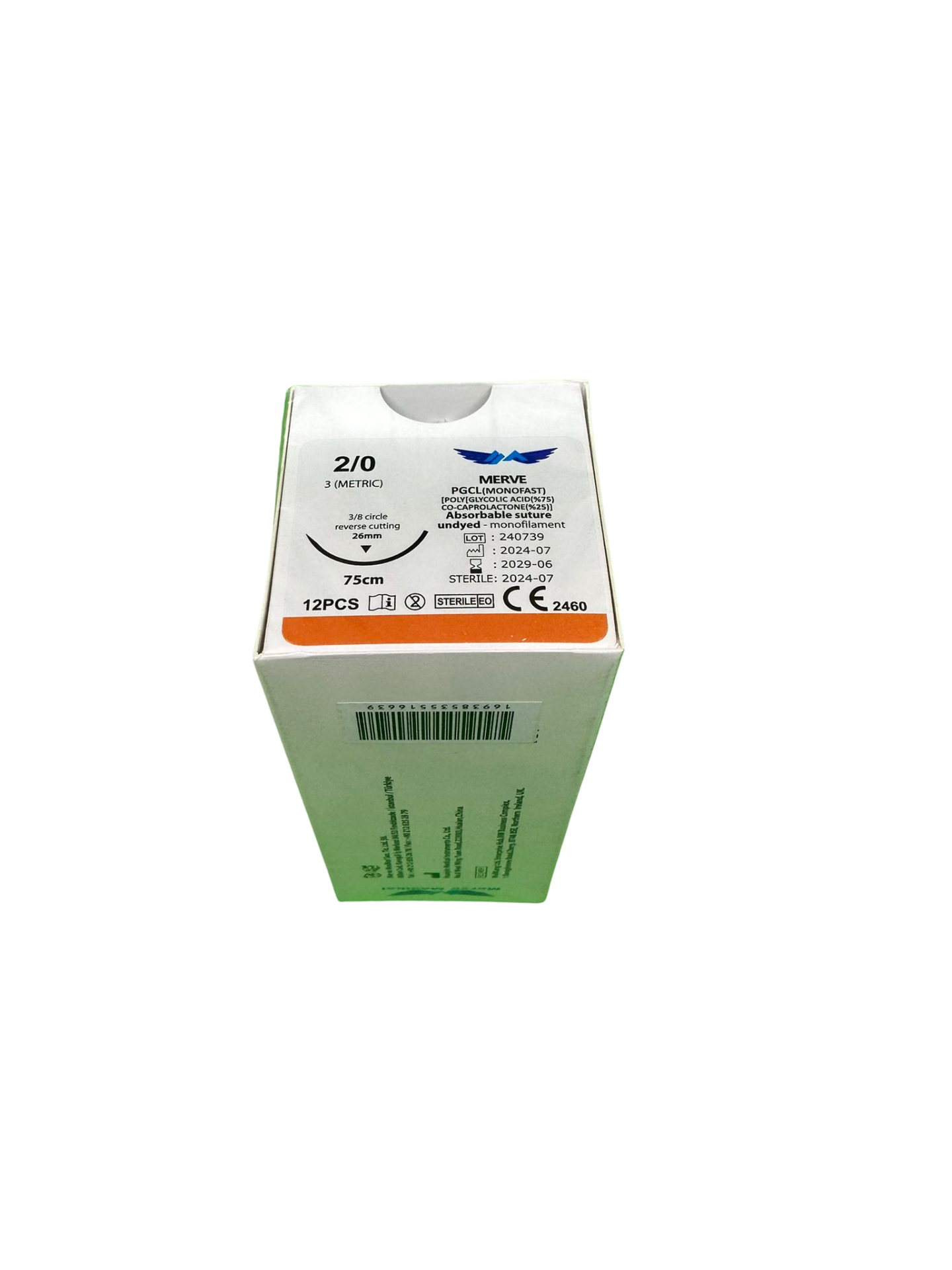 PGCL 2/0 Keskin Cerrahi İplik