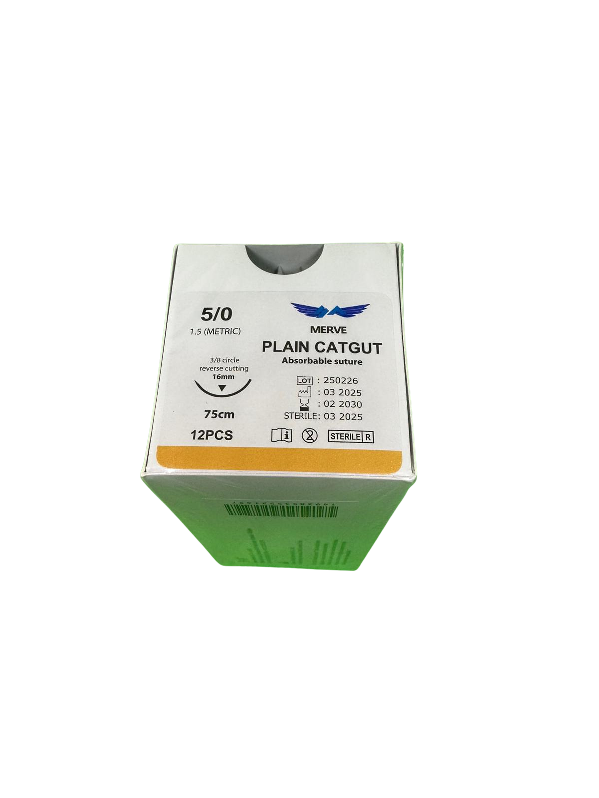 Plain Catgut 5/0 Keskin Cerrahi İplik