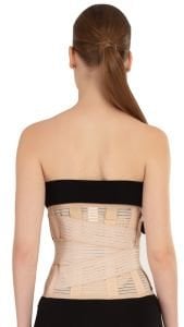 Lumbostad Korse Çelik Balenli Kemerli 26 cm