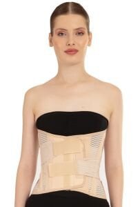 Lumbosakral Korse Çelik Balenli Kemerli 32 cm