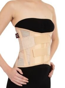 Lumbosakral Korse Çelik Balenli Kemerli 32 cm