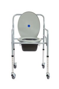 Klozet Yükseltici Komot - Tekerlekli Model