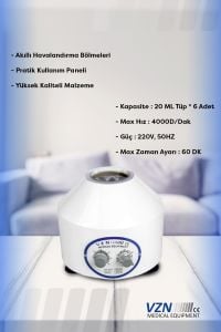 VZN Santrifüj Cihazı 6 Tüplü  800 D