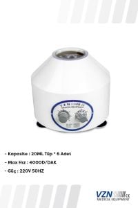 VZN Santrifüj Cihazı 6 Tüplü  800 D