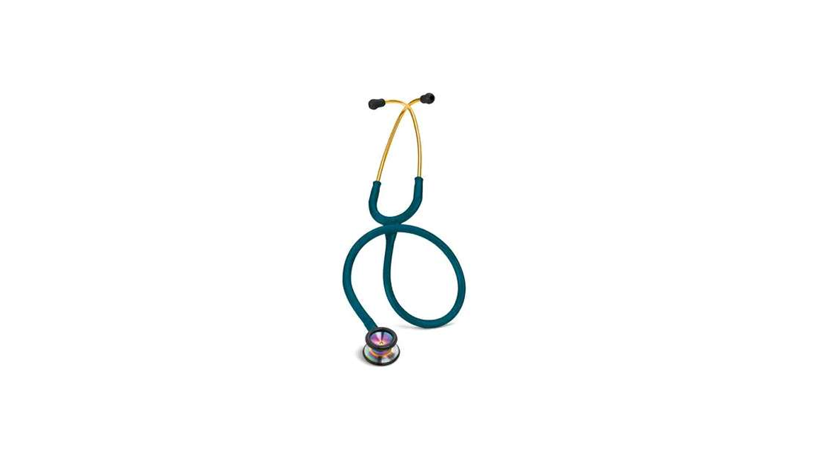 ɣ 2153 3M™ Littmann® Classic II Pediatrik Steteskop Gökkuşağı Yüzey Dinleme Çanı, Karayip