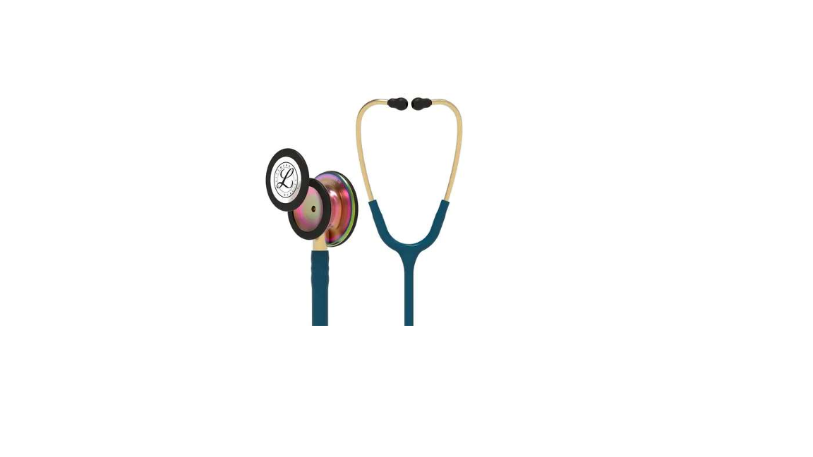 ɣ 5807 3M™ Littmann® Classic III™ Steteskop Gökkuşağı Yüzey Dinleme Çanı, Karayip Hortum