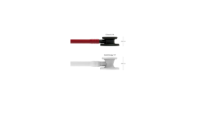 ɣ 5868 3M™ Littmann® Classic IIISteteskop SİYAH ÇAN BORDO HORTUM