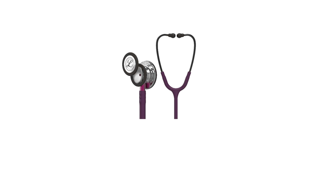 ɣ 5960 3M™ Littmann® Classic III™ İzleme Steteskopu Aynalı Kesit, Erik Tüpü, Pembe Gövde